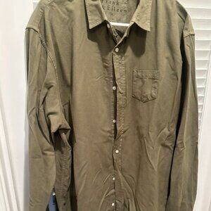 Frank & Eileen Men's Olive Shirt.  XXL